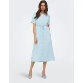 ONLY Robe-chemise 'ONLCharis' bleu clair