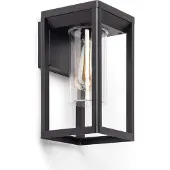 LEDKIA Applique Murale Extérieure Aluminium Ankari Noir