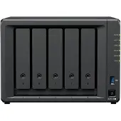 Synology DS1525+ 5Bay 30TB NAS met 5x6TB Plus HDD (5 x 6 TB), NAS, Noir