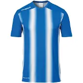 Uhlsport Stripe 2.0 Short Sleeve T-shirt Bleu S Homme