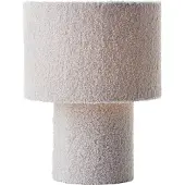 Brilliant Lampe de table grise Teddy Ø 23 cm