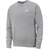 Nike Sweat-shirt 'Club Fleece' gris clair / blanc