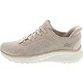 SKECHERS Slip-ins Bobs Sport Squad Chaos Current Muse Trainers Beige EU 37 Femme