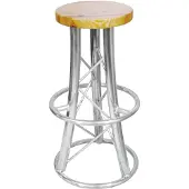 Alutruss Tabouret de bar incurvé