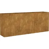 Syfax Lit surélevé de jardin 200x40x80 cm acier corten