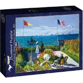 Bluebird Puzzle Puzzle Claude Monet - Garden at Sainte-Adresse, 1867 - 1000 pièces