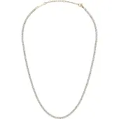 Daniel Wellington - Glittering bronze necklace with crystals Classic Tennis DW00400390, (Acier, Cristallin)