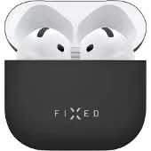 FIXED Étui de protection pour AirPods 4, Silky, noir