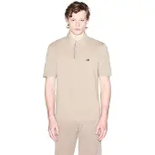Armani Exchange pour homme. XM002067AF10366U6229 Insert Polo beige (S), Casuel, Coton, Manche courte