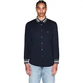 Armani Exchange pour homme. XM002267AF22640UB101 Chemise Navy Block (XS), Casuel, Coton, Manche longue, Marine