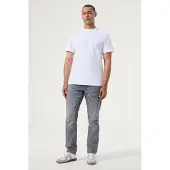 Garcia Savio homme Jeans, 27/32, Gris, Slim fit