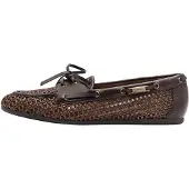 Tamaris Ballerines 'Schnürmokassin' marron