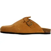 Natural world Mules Plate en cuir