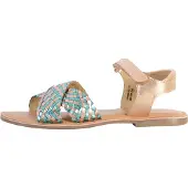 Mod8 Sandale Plate en cuir Enfant Canibraid