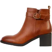 Super Mode Bottines 'Stiefeletten mit Reißverschluss am Absatz' marron