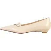Super Mode Ballerine à Talon - Beige
