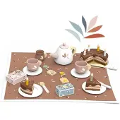 Speedy Monkey Birthday Tea Set Rose Enfants