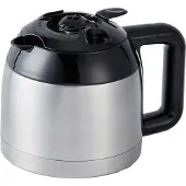 Cloer Cafetière filtre 5258 Cafetières filtre acier inoxydable-noir
