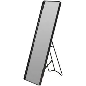 Koopman Miroir sur pied, 30,5 x 113 cm - noir