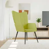 Prolenta Maison Exclusive - Fauteuil relax en tissu vert