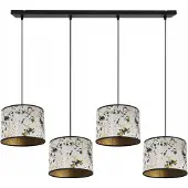 Light11 HOME Suspension, lustre, abat-jour, motif doré