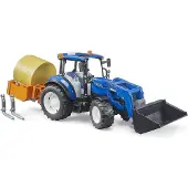 BRUDER Spielwaren GmbH & Co. KG New Holland T5.120 Frontl., Ladek.,Gabel