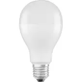 Osram Lampe LED , modèle Classic A, forme A, LED, finition mate, 19 W (équivalent 150 W), 2452 lm, lumière blanc chaud, 2700 K, durée de vie de 15000 heures, indice de rendu des couleurs (IRC) de 80