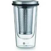 Jenaer Glas Set de thé Primo Hot'n cool avec, Passoire, Transparent