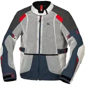 IXS Tourster-BigAir 1.0 Jacke hellgrau-blau-rot 3XL