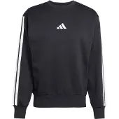 Adidas Essentials 3 Stripes Fleece Sweatshirt Noir XL Homme
