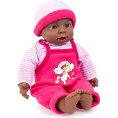 Bayer Design 94001AI Poupon Bébé, Poupée Interactive Baby, fille, 12 sons de bébés