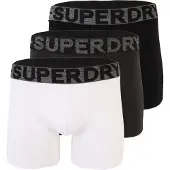 Superdry Homme Lot de Trois Boxers Black Taille: S