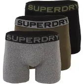 Superdry M3110476a Boxers 3 Units Multicolore M Homme