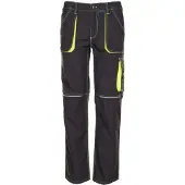 Planam Pantalon anthracite/jaune 54 56 (56)