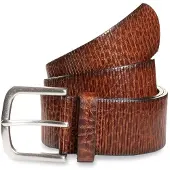 Tom Tailor Ceinture 'ROY LEA' marron / cognac