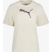 Puma T-shirt fonctionnel 'ESS' gris / noir / blanc cassé