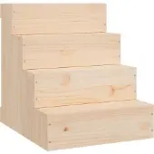 Syfax Escalier pour animaux de compagnie 40x49x47 cm Bois de pin