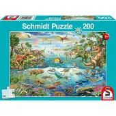 Schmidt 200 pièces Spiele Kinder Puzzle Entdeck die Dinosaurier 56253