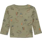 s.Oliver T-Shirt bleu / olive / orange / noir
