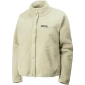 Columbia Jasper Ridge Pebbled Snap Full Zip Fleece Vert M Femme