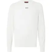 HUGO Pull-over 'San Cassius-C2' ivoire / noir