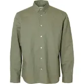 Selected Coupe Classique Chemise En Lin Mélangé Homme Gris L