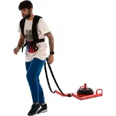 Softee Traîneau d'entraînement - - Pour disques olympiques - 50x50x28 cm - 5.66 kg - Robuste - Facile à utiliser