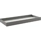 Vipack LONDON Tiroir de lit 90 x 190 cm sur roulettes, finitionReproduction anthracite