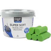 Creall Supersoft clay Green, 1750gr.