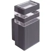 Zext Applique d'extérieur 1xGU10 IP 54 aluminium anthracite Ecolight EC79028