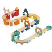 Janod Construction circuit bille Mon premier circuit en bois