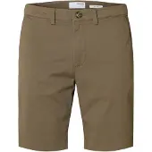 Selected Slim Miles Flex Shorts Vert M Homme