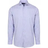 Steppin' Out Chemise Twill Bleu Clair Rouge Rayé
