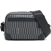 Armani Exchange pour homme. XM002221AF22637MC178 Mini sac à bandoulière noir (OSFA), Casuel, Coton